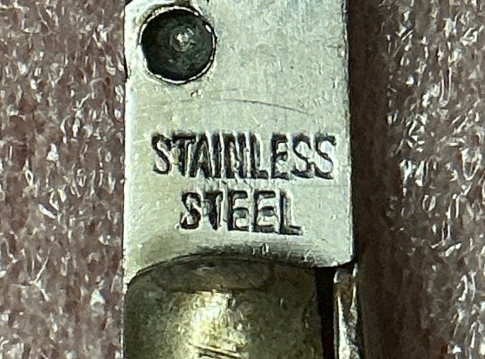 The Main Blade Front Stamp.