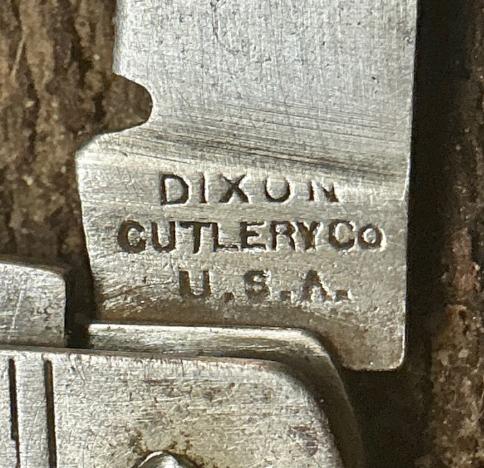 The Main Blade Front Tang Stamp.