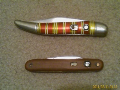 Imperial and Schrade PressButton Knives