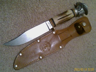 Robert Klaas/Kissing Crane stag fixed with cowboy pommel2