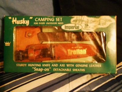 Imperial ''Husky'' Camping Set-Hunting Knife and Axe NOS 02.JPG