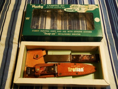 Imperial ''Husky'' Camping Set-Hunting Knife and Axe NOS 01.JPG