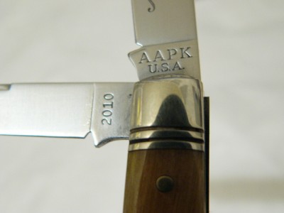 GEC 2010 AAPK Club Knife tang stamp