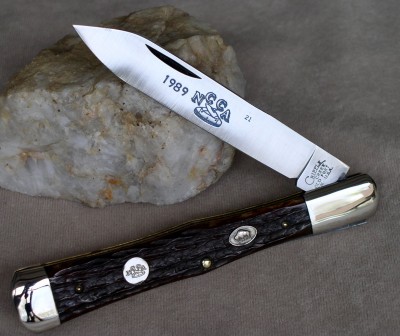 1989 Cripple Creek NCCA Folding Hunter 
<br />5 1/2" Closed 10" Open