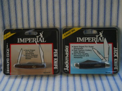 Imperial Diamond Edge Plus Pen Knife & Jackmaster Jack Knife.JPG