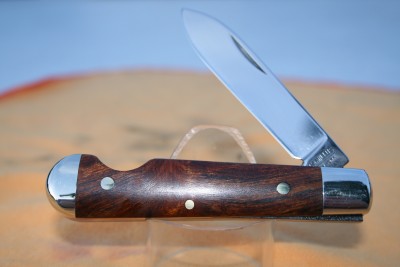 Desert Ironwood Burl, End Bolster, Fileworked and EZ open