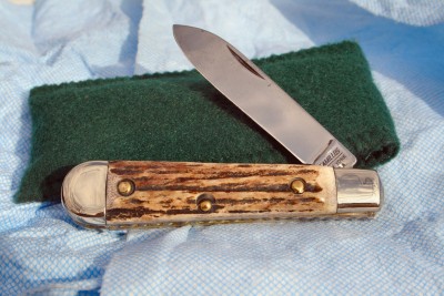 Elk Stag, End Bolster and Fileworked.