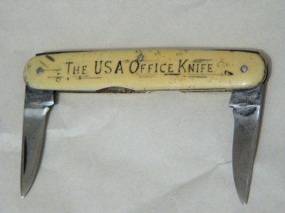 Hibbard Spencer Bartlett ivory office knife