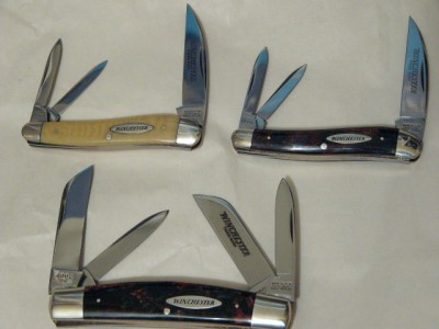 Winchester Seahorses and Congress (open blades)