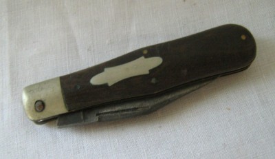 1890s Vtg American Shear Co Wooden Pocket Folding Knife -1.jpg