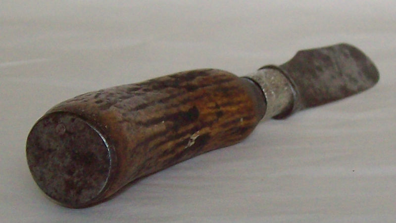 18th Century STAG HANDLE Tobacco Knife - Vintage TOOL-2.jpg