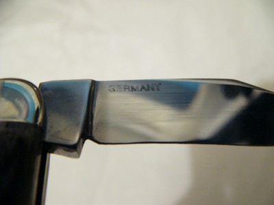 Germany ink stamped main blade