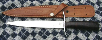 I'm not sure if this is just a dagger made for the tourist trade or if it was intended to be a letter opener. The blade edge is dull like a letter opener so ?????  I picked it up in Las Palmas, Canary Islands back in '64 when we stopped there for liberty call. We were on the way back from Spain where we had just participated in Operation Steel Pike, the largest amphibious exercise since World War II.