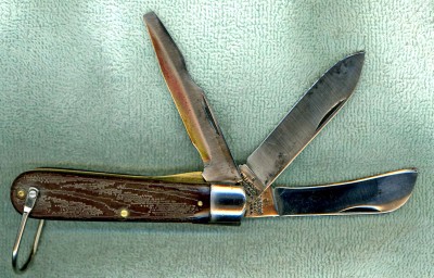 This is a 3 blade Electrician pattern with the M. Klein &amp; Sons tang stamp.