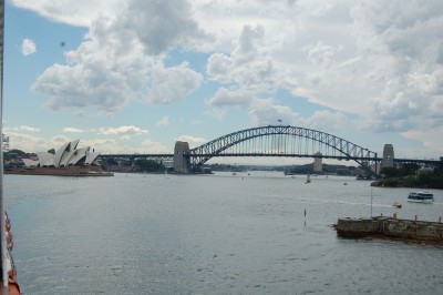 Sydney Harbour - coming back from Tasmania in a ship.